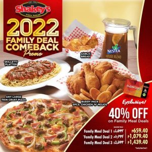 Shakey's - 2022 Family Deal Comeback Promo