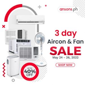 Anson's - 3-Day Aircon and Fan Sale