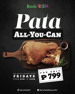 Barrio Fiesta - Pata All-You-Can Fridays Promo