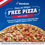 Domino's Pizza - Pizza de Peligro FREE Pizza Promo