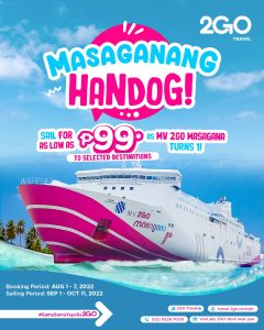 2GO Travel - P99 Sea Sale