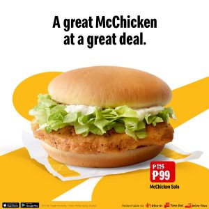 McDonald's - McDo App Burger Daily Deal Promo 1 McDonalds Burger Daily Deal via McDo App Aug22 2