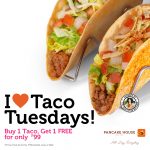 Pancake House - Buy 1 Get 1 Taco for P99 Promo