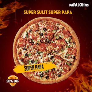 Papa John's - 50% Off Pizza Madness Promo 1 Papa John's - 50% Off Pizza Madness Promo