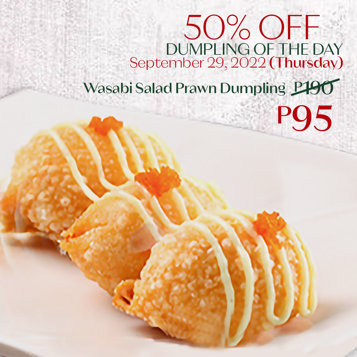 Tim Ho Wan - National Dumpling Day Promo | Deals Pinoy