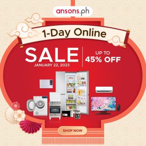 Anson's - 1-Day Online Sale