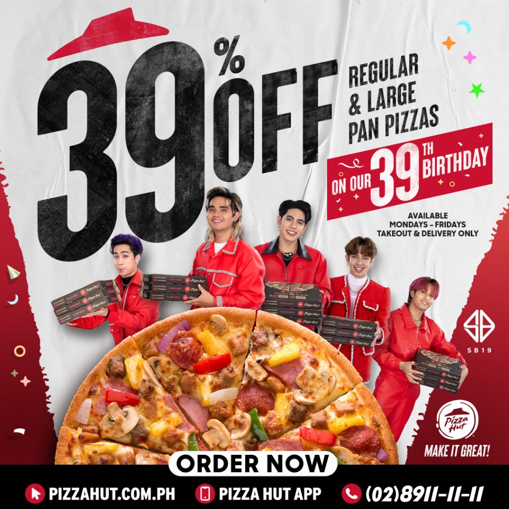 Pizza Hut - 39th Birthday Pizza Promo | Deals Pinoy