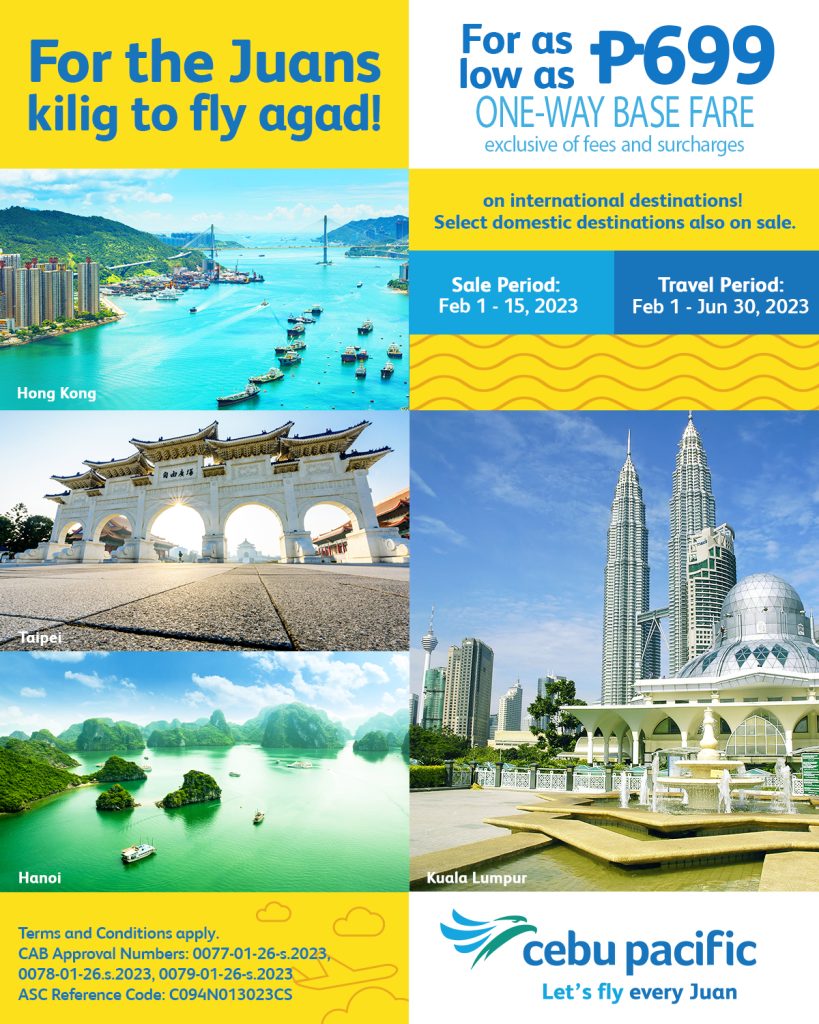 Cebu Pacific Air - February Seat Sale