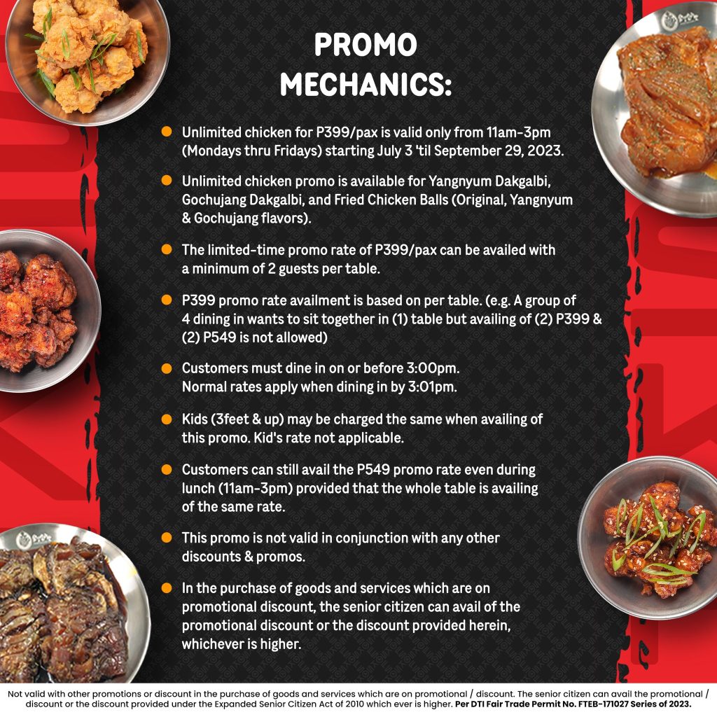 Samgyupsalamat - Unlimited K-Chicken Deal