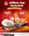 Jollibee - App Exclusive Welcome Gift Promo