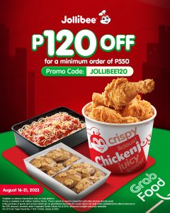Jollibee P120 Off Grabfood Deal