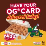 Krispy Kreme P500 OG Card and Original Glazed Doughnuts Promo