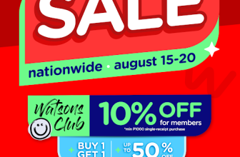 Watsons - August Nationwide Sale