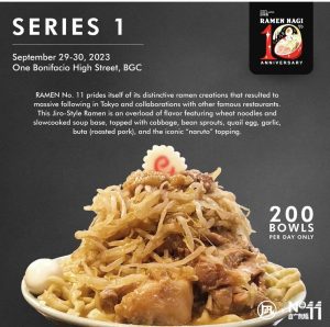 Ramen Nagi 10th Anniversary Collaboration With Ramen No. 11 2 Ramen Nagi 10th Anniversary Collaboration With Ramen No. 11