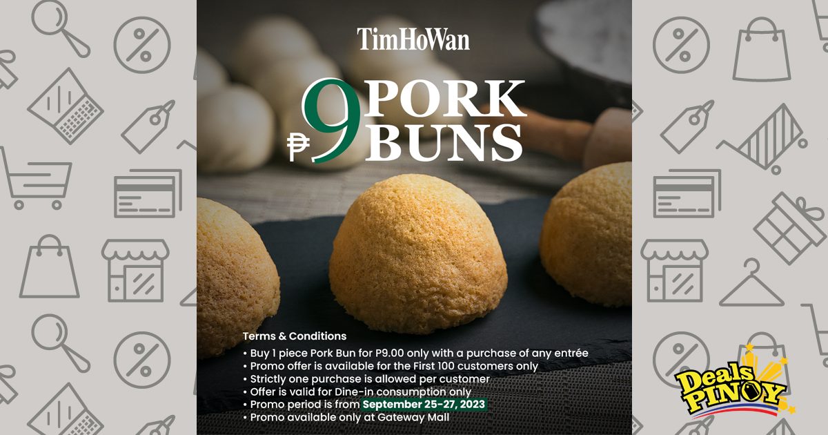 Tim Ho Wan P9 Pork Buns Deal | Deals Pinoy
