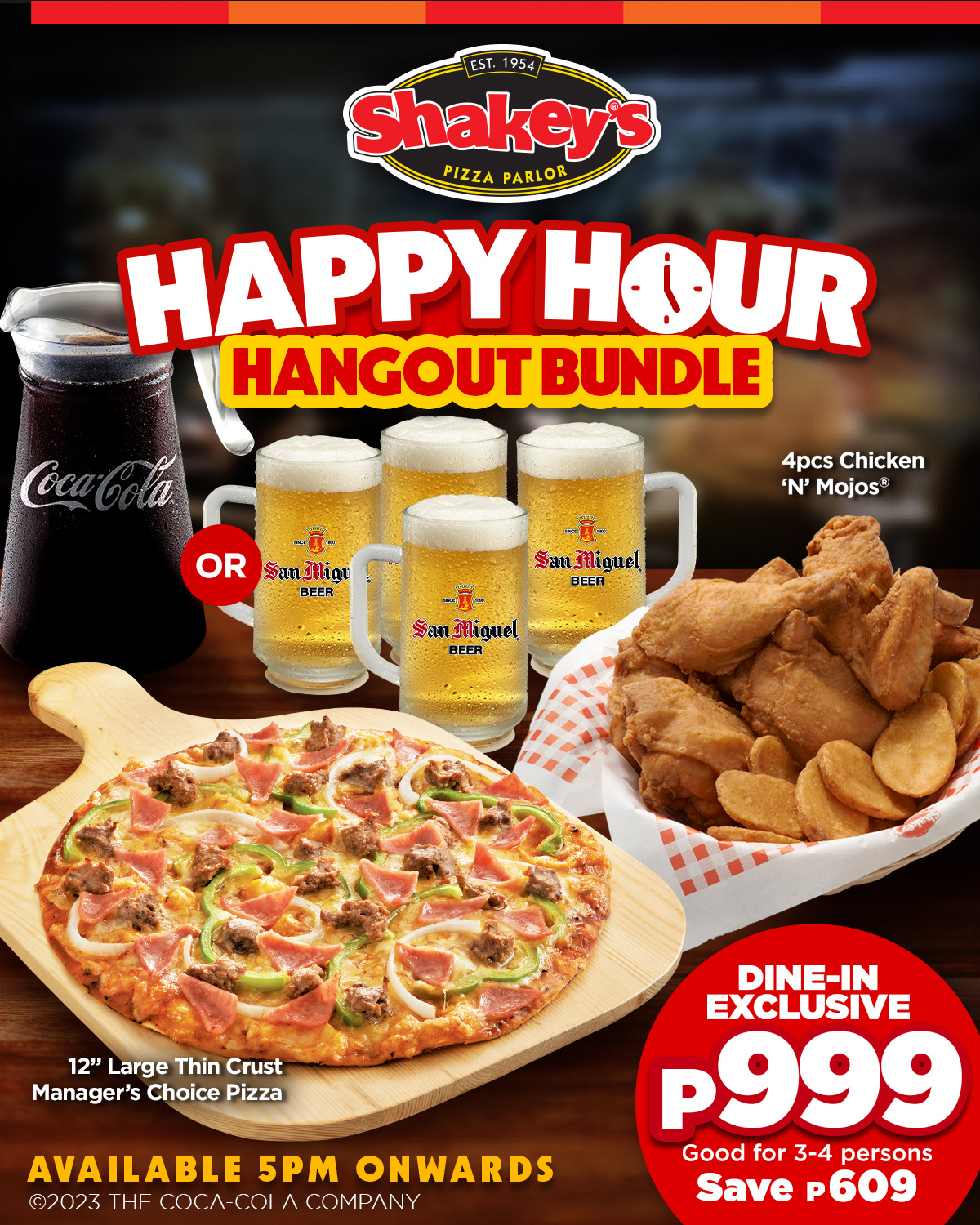 Shakey's Happy Hour Hangout Bundle Promo Deals Pinoy