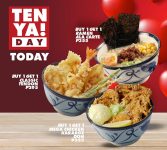 Tenya Day Buy 1 Get 1 Promo
