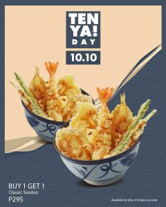 Tenya Day Buy 1 Get 1 Promo Tenya Day Buy 1 Get 1 Promo