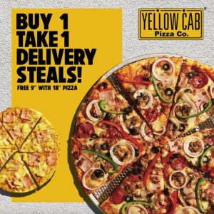 Yellow Cab Buy 1 Take 1 Delivery Steals Promo