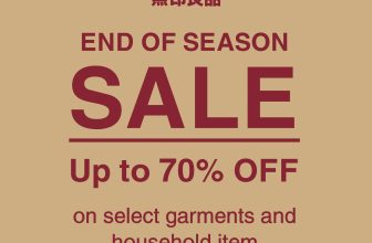 MUJI End Of Season Sale