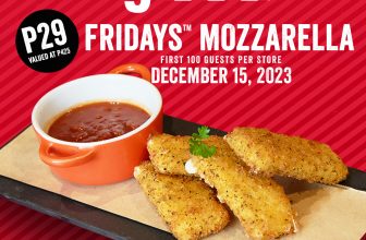 TGIFriday's 29th Anniversary Promo