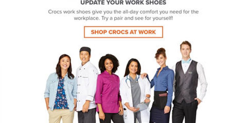 Save 20% Off on all Work-style Footwear @ Crocs
