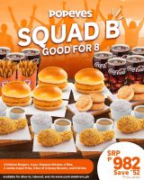 Save Up To ₱171 with the Squad Bundles @ Popeye’s