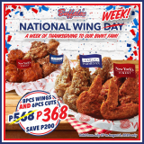 8 Pcs Wings and 6 Pcs Cuts for only ₱368 @ Buffalo’s Wings N’ Things