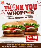The Thank You Whopper Promo @ Burger King