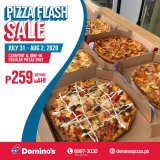 Pizza Flash Sale: ₱259 Regular Pizzas @ Domino’s Pizza