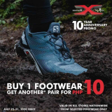 Buy 1 Pair, Get the Next One for ₱10 @ Salomon Philippines