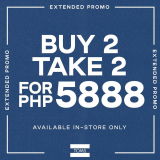 EXTENDED: Buy 2, Take 2 for ₱5,888 @ TOMS