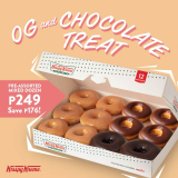 OG and Chocolate Treat: Pre-Assorted Mixed Dozen for ₱249 @ Krispy Kreme