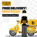 FREE Delivery and a Cheese Pizza for Every Order of ₱799 @ Yellow Cab Pizza
