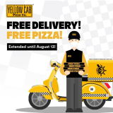 FREE Delivery and a Cheese Pizza for Every Order of ₱799 @ Yellow Cab Pizza