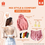 Apparel Sale: Up to 90% Off and FREE Delivery @ Shopee