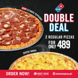 Double Deal Promo: Two 10″ Pizzas for the Price of One @ Domino’s