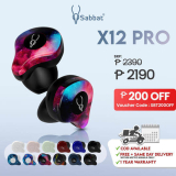 ₱200 Discount on Sabbat X12 Pro with Voucher Code @ Sabbat Philippines