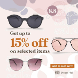 Up To 15% Off Sunglasses @ i2i