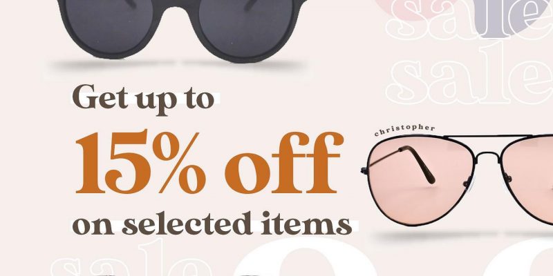 Up To 15% Off Sunglasses @ i2i