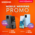 Mobile Weekend Promo on Samsung Smartphones @ Electroworld