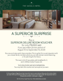 Superior Deluxe Room Voucher with No Expiration @ The Manila Hotel