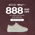 ₱888 Off All Shoes on Lazada @ Ecco