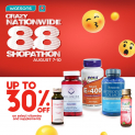 Get Up to 50% Off – Crazy Nationwide 8.8 Shopathon @ Watson’s