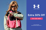 Get Extra 30% Off Under Armour @ Zalora