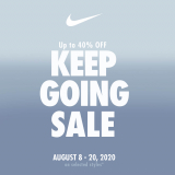 Keep Going Sale: Up to 40% Off Selected Styles @ Nike Park Stores