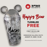 Macao Imperial Tea – FREE Happy Bear Tumbler for First 100 in Line