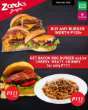 Zark’s Burgers – Get Bacon BBQ Burger for Only ₱111