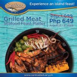 Isla Sugbu Seafood City – Grilled Meat and Seafood Feast Platter for ₱649 (Was ₱1,099) via Centraldelivery.ph