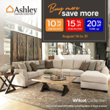 Ashley Furniture Homestore – Buy More, Save More Promo, Up to 20 % Off
